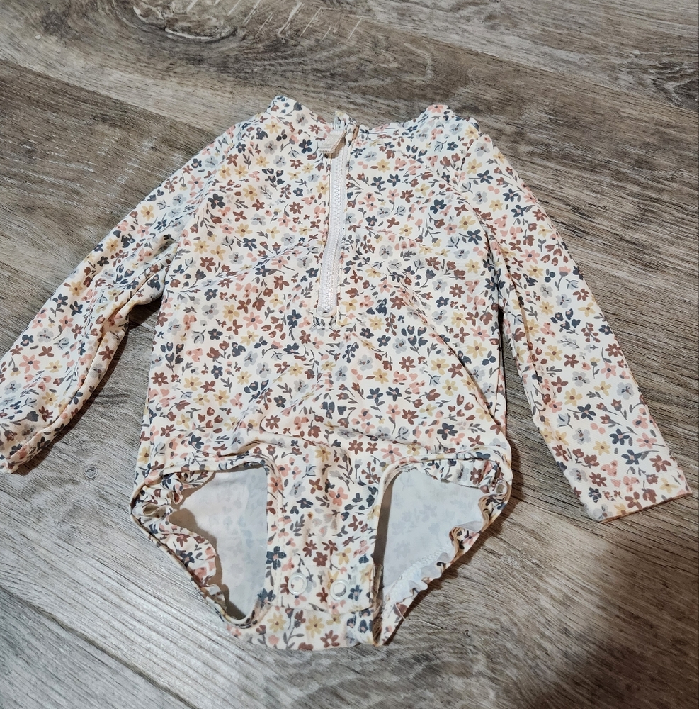 Carter's Floral Print Kids Swim One Piece